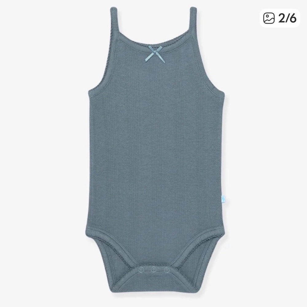 Posh Peanut onesie tank pointelle tank NWT 12-18 months baby